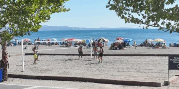 Balıkesir Büyükşehir plaj voleybolu severleri unutmadı