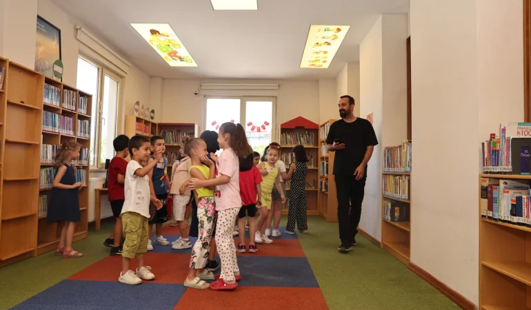 Bursa Nilüfer'de anneler ve çocuklar kütüphanelerde buluşuyor