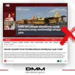 İzmir Belediyesi’nin yangın uçağı talebi iddiası asılsız!