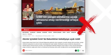 İzmir Belediyesi’nin yangın uçağı talebi iddiası asılsız!