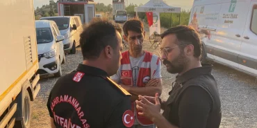 Kahramanmaraş'ta Şahbaz Derneği, ilk günden sahadaydı